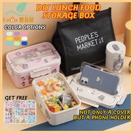 Japanese-Style Bento Box Heated Bento Box Separated Bento Box Lunch Box Bento Box Microwaveable Insu