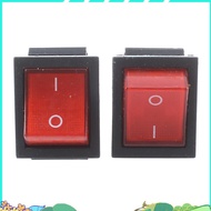 16A/250VAC 20A/125VAC Red Indicator Light 4 Pin ON/OFF DPST Rocker Switch 2 Pcs boydhamlet