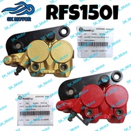 Benelli RFS 150 i Original Caliper Front Disc Brake Assy Brake Pump Bawah Depan Pad Gold Red 45500V0