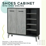 SHOES CABINET WITH OPEN SHELVES / STORAGE CABINET/SHOE CABINET/SHOE STORAGE CABINET/MULTIPURPOSE CABINET/