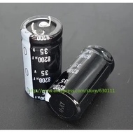 10PCS 8200UF 35V Aluminum electrolytic capacitor  35V8200UF 25*45MM