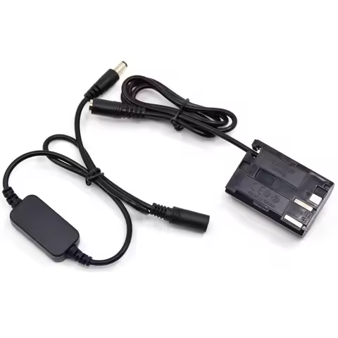 BP-511 Dummy Battery DR-400 DC Coupler 12V-24V Step Down Power Cable for Canon EOS 5D 10D 20D 30D 40