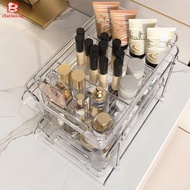 [clarins.sg] 2/3 Tier Bathroom Cabinet Organizer Sliding Storage Drawers PET Waterproof Clear