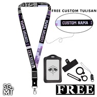 HP GANTUNGAN Lanyard BTS NCT TREASURE SEVENTEEN EXO K-POP Nametag Card Holder Lanyard CUSTOM NAMEhp