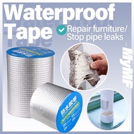 Ready Stock Aluminum Foil Tape Butyl Waterproof Tape Wall Crack Waterproof Super Fix Repair Adhesive