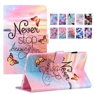 For Samsung Galaxy Tab A7 Lite 8.7 Case SM-T220 SM-T225 T220 T225 Cover Tablet Protector Cute Painted Stand Casing