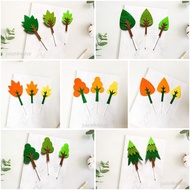 JWIZ 7Designs Handmade Felt Trees Artificial Tree Cake Toppers Cake Decor Cake Insert Party Supplies