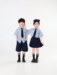 English Style College Summer Outfit