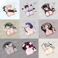 Compilation of Lezhin Bomtoon x Jmeeshop mouse pads