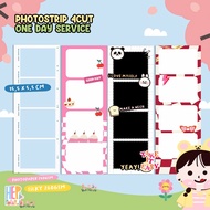 4 Grid 4Cut One Photostrip ServiceDAY