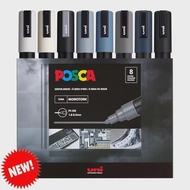 【Seasonal Sale】 New Colors UNI POSCA Marker Pen Set Plumones Rotuladores PC-5M POP Poster Pen/Graffi