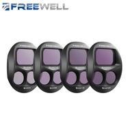 Freewell Split ND Filters Kit for DJI Mavic 4 Pro Drones Lens 4 Pack Filter ND4 To ND64 Light Contro