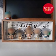 Glass Blind Box Display Box Blind Box Storage Cabinet Dust-proof Transparent Display Box Desktop Dec