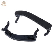 Tirde Violin Shoulder Rest Adjustable Support Pad for Violin 1/2-4/4 1/8-1/4 Black CCD