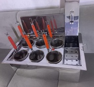 Panci Mie Ayam 6 Lubang Stainless Anti Karat 1 set