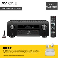 Denon AVC-X6700H (2020) 11.2 Ch. 8K AV Receiver w/ 3D Audio, HEOS Built-in - Authorised Dealer/Official Product/Warranty