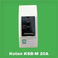 KOTEN KSB-M Mini Safety Breaker 2 Pole | 10A | 20A | 30A | Dawenwil