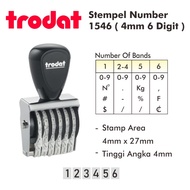 4mm 6 Digit Number Stamp/1546