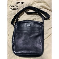 COACH (F54782);9/10" Crossbody Black leather