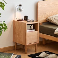 Side Table Scandinavian Oak Wood Side Table