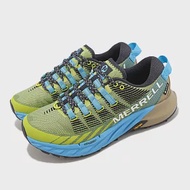 Merrell 越野跑鞋 Agility Peak 4 GTX 女鞋 黃 藍 防水 運動鞋 戶外 Vibram ML067538