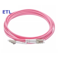 OM4 LC to LC  50/125 Duplex Multimode LSZH 2.0mm Fiber Optic Patchcord Cable 3mtr