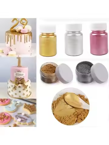 15gGold Powder Mousse Cake Macaron Chocolate only for Decoration Glitter PowderPearl Powder BakingHa