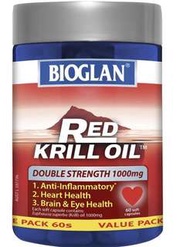 Bioglan Red Krill Oil 1000mg 60 Capsules