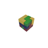 Tetris Puzzle Cube - 7 pieces by Harace Protoworks
