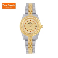 ROSCANI ROSW498729 Gold Dial Stainless Steel Strap Analog Women Watch