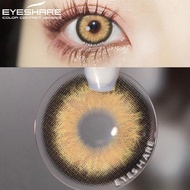 EYESHARE Color Contact Lenses For Eyes 1pair Natural Colored Lenses Yearly Cosmetics Lenses Beauty Makeup Brown Contact Lens