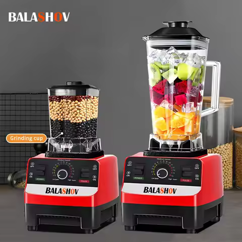 2000W Heavy Duty Commercial Blender Stationary Mixer Food Processor Ice Smoothies for Kitchen High P