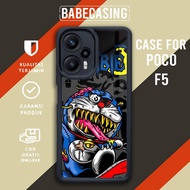 Babe Case XIAOMI poco F5 5G Casing Poco F5 [GRAFITY ZOMBI] Case hp Glossy Casing Hardcase Softcase