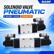 GLOBAL JAYA Solenoid Valve AC220V DC24V Pneumatic Voltage 4V210-08, 4V310-10, V410-15, 4V220-08