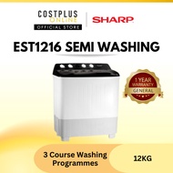 Sharp Semi Auto Washing Machine Washer 12KG EST1216