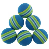 1Pcs Hot Sale (Blue Stripe) Eva Color Red Ball Eva Indoor Sponge K3I9 Golf 42Mm Ball Ball
