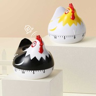 Hen Cartoon Creative Student Time Manager Learning Efficiency Kitchen Timer Machinery