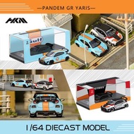 ****預訂 pre-order****   HKM 1:64合金模型！GR Yaris 雅力士(致炫)，Pandem火箭兔Rocket Bunny寬體改裝