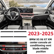 For BMW X5 X6 X7 XM 2023-2025 car center console air conditioning vent blade decoration OE: 64225A23