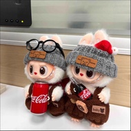 Labubu labubu labubu Vinyl Coca Cola Baby Clothes 123 Generation 17cm Summer Sitting Standing Overal