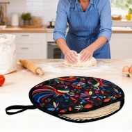 Tortilla Warmer Pouch 12 inch Microwavable Fabric Tortilla Heater Pouch to Keep Tortillas Soft Warm 