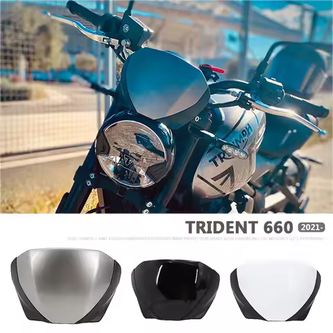 Motorcycle Accessories Windshield For Trident 660 TRIDENT660 2021- FlyScreen Windscreen Deflector Fr