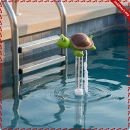 leipupa Buoyant Turtle Thermometer Waterproof Buoyant Pool Thermometer Read Temperature Gauge for Ki