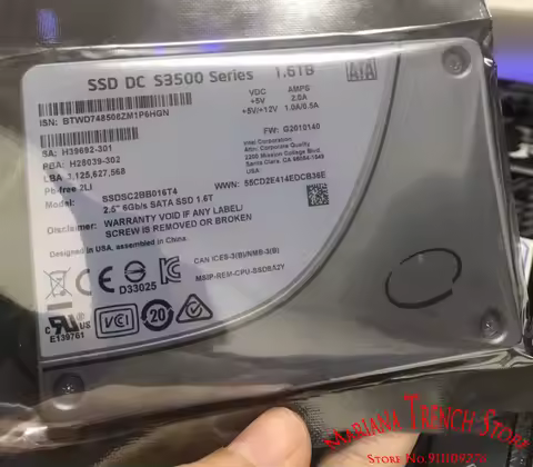 DC S3500 SERIES 1.6TB for INTEL 2.5" 6Gb/s SATA SSD 1.6T