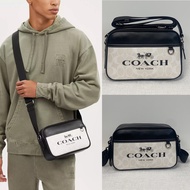 Original authentic 100% COACH CP120 2024 New Men's Classic Shoulder Bag Presbyopic Crossbody Bag Casual Fashion Camera Bag Sling Bag