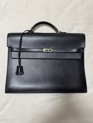 正貨90%新 HERMES Kelly Depeches 38 Epsom Briefcase 手提袋 公事包 LV