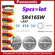 5-30PCS Panasonic SR416SW 337 watch battery button battery for Tissot CK Quartz watch Silver oxide S