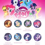 1 ชิ้น My Little Pony - Supernova Series เข็มกลัด Blind Bag, Twilight Sparkle, Rainbow Dash, Appleja