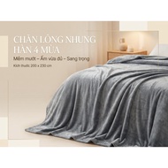 BCOM 2MX2M3 4-SEASON PREMIUM FUR BLANKET - LUXURY, SMOOTH, thin blanket (C217 - C224)