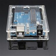 Transparent Acrylic Case Shell Enclosure Computer Box for Arduino UNO R3 EV Double